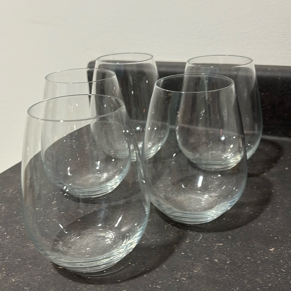Krosno stemless wine glasses